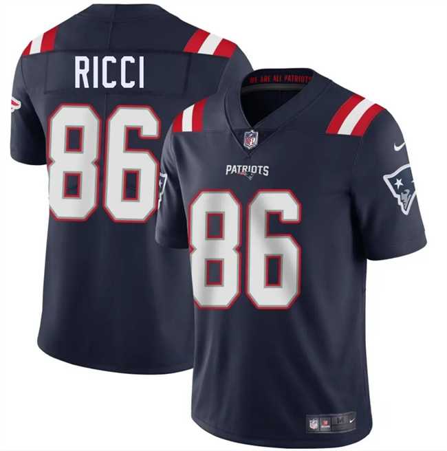 Men & Women & Youth New England Patriots #86 Giovanni Ricci Navy 2025 Vapor Limited Stitched Jersey,We sell and wholesale Men & Women & Youth New England Patriots #86 Giovanni Ricci Navy 2025 Vapor Limited Stitched Jersey on line form chian!